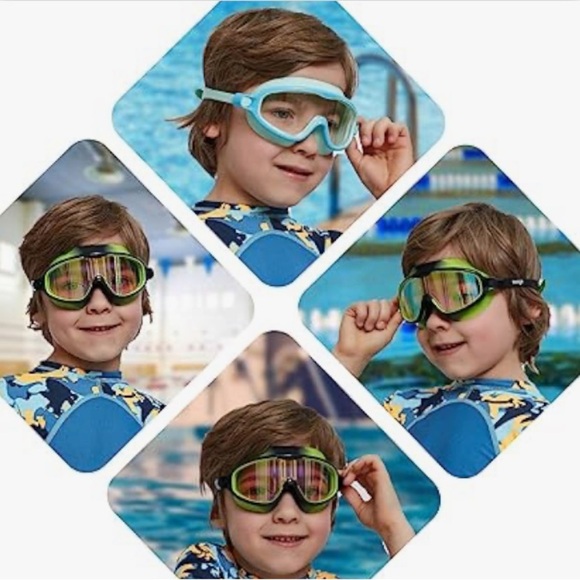 New Seago Swim Goggles, Nose Clips, Ear Plugs & Speedo Arm Bands For Kids - Picture 6 of 16